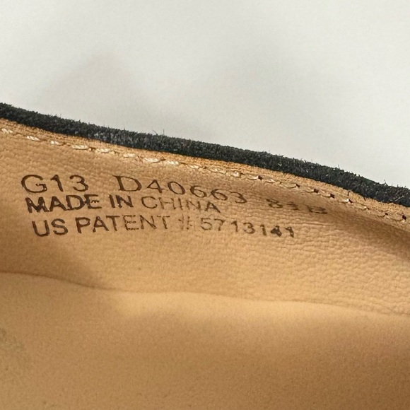 Cole Haan Lainey Black Suede Wedge Dress Heels w Nike Comfort Sole. Round Toe. - Picture 8 of 11